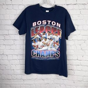 Boston Red Sox 2018 World Series Champion Shirt Men Medium Gildan MLB